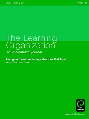 cover image of The Learning Organization, Volume 9, Issue 5